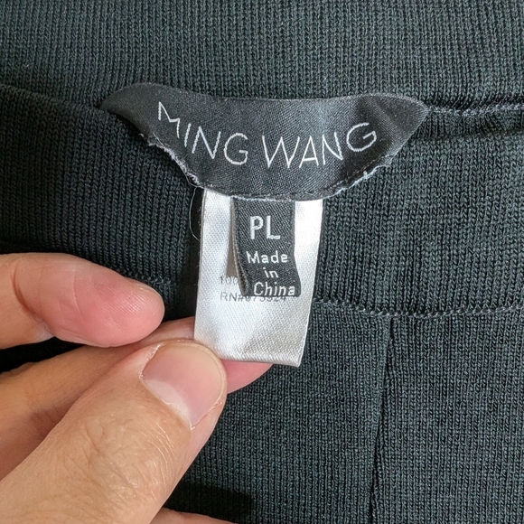 Ming Wang Black Knit Pants sz PL - Picture 5 of 6